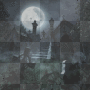 Background gothic fantasy cemetery animated