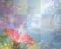 flower and blue -w