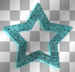 Nenaio png transparent deco frame border corner star stars glitter  black grey blue