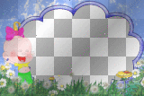 ♥ Baby spring frame ♥ - by Nina