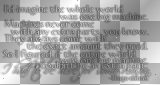 I'd imagine the whole world... (Hugo Cabret white and black transparent quote) [nermai]