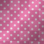 Pink Background White Polka Dots__