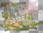 Landscape Spring Cherry Pink Flower Branch__