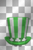 Cute Mouse Green Hat St-Patricks__