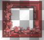 Red Flowers Spring Frame__