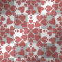 Red Heart Glitter Overlay Background__