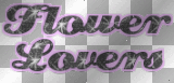 FLOWER LOVERS TEXT BLACK GROUP