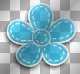 flower deco bg Background transparent frame border