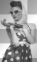 soave woman vintage black white