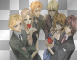 Senri, Rima, Takuma, Akatsuki, Hanabusa and Ruka Vampire Knight Anime Boy Girl Manga Red Apple by NarutoNineTaleFox