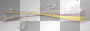 Deco border stars bubbles pink yellow
