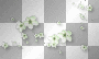 Flowers overlay green
