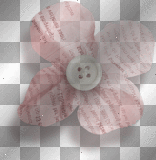 flower transparent pink deco vintage [1ֆ] 