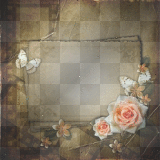 soave background vintage flowers butterfly