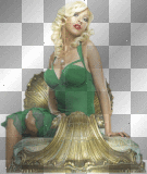 Christina Aguilera ' vintage style transparent