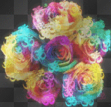 rainbow boquet