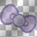 Hello Kitty Purple Bow