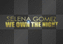 nenaio gif selena gomez sg we own the night wotn and the scene ts logo text black glitter gold word