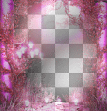Fantasy background,candles & trees,pink.