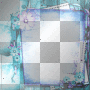  Shabby chic frame,blue.