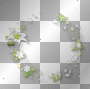Frame circle flowers