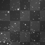 White Dots Stars Black Starry Glitter_