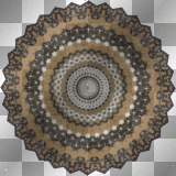 Circle mandala blauefee1976 Deco Anime Background transparen black brown lace 