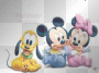 Baby Disney Pluto, Mickey, Minnie