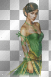soave woman fantasy green
