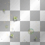 Flowers bubbles overlay green fantasy