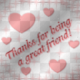 thanks for being a great friend/jcgellibert