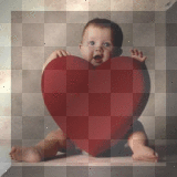 ♥ Baby with heart ♥ - by Nina