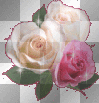 Tiny Pink Rose Flower Glitter_