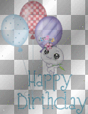 Happy Birthday Balloons Kawaii_