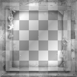 Deco frame vintage,black'white.