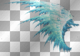 Angel Wings, Colored/White Fractal-4I (566X400), Transparent