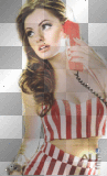 Woman Girl Frau Red Transparent