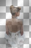 soave woman white summer vintage