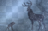 Bambi & Dad in Winter