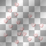 Deco Gem Scatter Hearts~Red©mousey2012