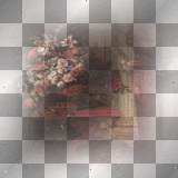 soave background red vintage flowers room