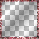 FANTASY EMO FRAME GLITTER ANIMATED LIGHT RED