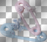 imprendible blue pink