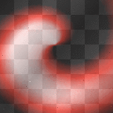 Animated Red and Black Swirl Background
