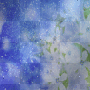 soave background animated winter snow blue flowers