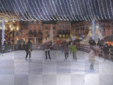 Joie à la patinoire