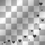 Hearts Love border black deco scrap~NatashaOoak