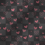 Animated Pink and Black Heart Background