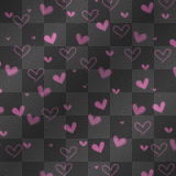 Animated Pink and Black Heart Background