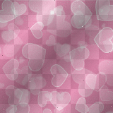 Animated Light Pink Heart Background